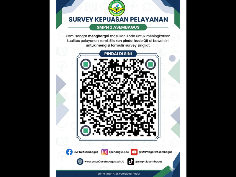 Survey Kepuasan Masyarakat terhadap Pelayanan SMPN 2 Asembagus
